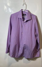 Load image into Gallery viewer, Hugo Boss Mens Pink Striped Cotton Slim Fit Long Sleeve Dress Shirt Size 46
