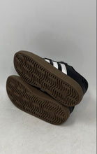 Load image into Gallery viewer, Adidas Kids VL Court 3.0 ID9156 Black Low Top Hook &amp; Loop Sneaker Shoes Size 10K
