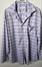 Load image into Gallery viewer, Calvin Klein Mens Purple Wrinkle Free Regular Fit Dress Shirt Size XL 17-17.5
