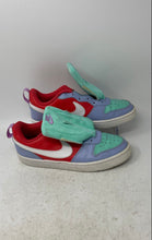 Load image into Gallery viewer, Nike Boys Court Borough Low Recraft Multicolor Tennis Shoes Size 5Y No Laces
