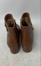 Load image into Gallery viewer, Lauren Ralph Lauren Womens Weslynn Brown Leather Side Zipper Ankle Boots Size 6B
