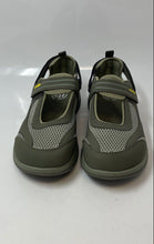 Load image into Gallery viewer, FitVille Womens FlexiWalk Green Hook And Loop Mary Jane Sandals Size 10W
