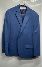 Load image into Gallery viewer, Michael Kors Mens Blue Notch Collar Long Sleeve Two-Button Blazer Size 46R
