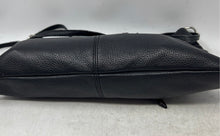 Load image into Gallery viewer, Sanctuary Womens Black Pebbled Leather Zipper Inner Pockets Shoulder Bag

