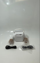 Load image into Gallery viewer, White K5 Portable Compact Karaoke Machine Speaker With Microphone Not Tested
