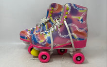 Load image into Gallery viewer, Sole Mates Womens Multicolor Lace Up Swirl Roller Quad Skates Size Large 9-10
