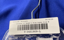 Load image into Gallery viewer, Forever 21 Womens Blue Sleeveless Round Neck Back Zip Sheath Dress Size Medium
