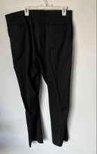 Load image into Gallery viewer, Lauren Ralph Lauren Mens Black Flat Front Button Dress Pants Size 36W X 32L
