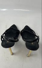Load image into Gallery viewer, Aldo Womens Dorah Black Leather Open Toe Stiletto Heel Strappy Sandals Size 8
