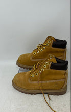 Load image into Gallery viewer, Timberland Kids 6-Inch Premium Tan Lace-Up Waterproof Ankle Boots Size 12M
