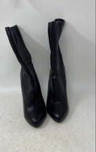 Load image into Gallery viewer, Beautiful Intelligent Womens Leather Pull-On Stiletto Ankle Booties Black 5.5
