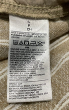 Load image into Gallery viewer, Gap Womens Tan And White Striped Elastic Waist Wide-Leg Trouser Pants S W/Tags
