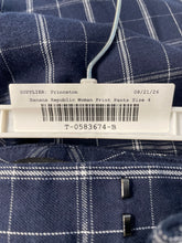 Load image into Gallery viewer, Banana Republic Womens Blue White Plaid Print Pockets Trousers Pants Size 4
