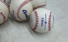 Load image into Gallery viewer, Lot Of 12 Pcs Baden Saf-BST White Red Stitch Official League Baseball T-Ball
