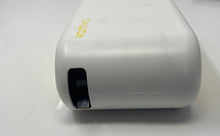 Load image into Gallery viewer, Vamvo Yellow White Portable Outdoor Movie LED Video Projector Powers On
