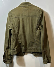 Load image into Gallery viewer, Lucky Brand Clothing Womens Green Button Front Military Jacket Size Small
