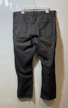 Load image into Gallery viewer, Banana Republic Mens Black Denim Athletic 5-Pocket Design Straight Jeans 36X30
