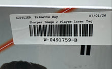 Load image into Gallery viewer, Sharper Image 2-Player Red Blue Black Light Sound Vests Laser Tag
