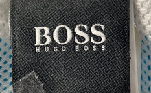 Load image into Gallery viewer, Hugo Boss Mens Starfish Turquoise Mesh Lined White Drawstring Swim Shorts Size L
