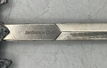Load image into Gallery viewer, Jardiance Duo Miniature Templar Sword In Nomine Domini Silver Tone Letter Opener
