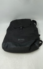Load image into Gallery viewer, Hugo Boss Mens Black Adjustable Strap Inner Pockets Shoulder Backpack
