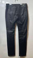 Load image into Gallery viewer, True Religion Rocco Mens Black Coated Denim Relaxed Fit Skinny Leg Jeans Size 30
