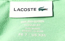 Load image into Gallery viewer, Lacoste Mens Green Pima Cotton Short Sleeve Regular Fit Pullover T-Shirt Sz XXL
