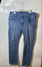 Load image into Gallery viewer, True Religion Mens Blue Ricky Distressed Relaxed Denim Straight Jeans No Size
