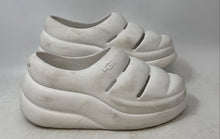 Load image into Gallery viewer, Ugg Womens Sport Yeah White Round Toe Slip-On Clog Sandals Size 8M
