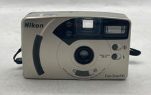 Load image into Gallery viewer, Nikon Fun Touch 6 Silver Built-In Flash Point &amp; Shoot Film Camera

