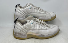 Load image into Gallery viewer, Nike Mens Air Jordan 12 Retro Low White Leather Lace-Up Sneaker Shoes Size 13
