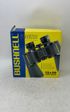 Load image into Gallery viewer, Bushnell PowerView 12X50 Wide Angle Insta-Focus Fully Coated Binoculars In Box
