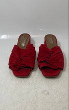 Load image into Gallery viewer, Summit By White Mountain Womens Red Block Heel Slide Sandals Size 38
