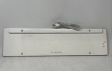 Load image into Gallery viewer, Apple Model A1243 Silver White Portable Slim USB Wired Keyboard Untested
