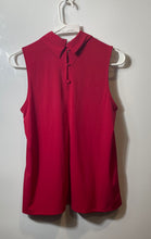 Load image into Gallery viewer, Banana Republic Womens Red Sleeveless Mock Neck Blouse Top Size S
