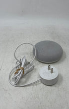 Load image into Gallery viewer, Google Home Mini Gray Smart Speaker With Power Adapter Model H2C Not Tested
