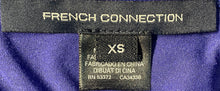 Load image into Gallery viewer, French Connection Womens Blue Short Sleeve Pom-Pom Trim Blouse Top Size XS
