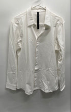 Load image into Gallery viewer, Lululemon Mens White Long Sleeve Collared Stretch Button-Up Shirt Size L
