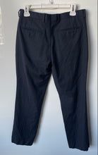 Load image into Gallery viewer, Express Photographer Mens Blue Flat Front Slash Pockets Dress Pants Size 30x30

