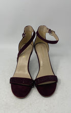 Load image into Gallery viewer, Marc Fisher Womens Betye Red Open Toe Adjustable Ankle Strap Heels Size 8 M
