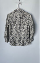 Load image into Gallery viewer, Elie Balleh Mens Black White Paisley Cotton Long Sleeve Urben Dress Shirt Sz 14
