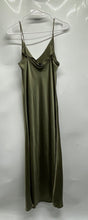 Load image into Gallery viewer, Guess Womens Green Sleeveless Cowl Neck Long Maxi Dress Size Large
