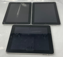 Load image into Gallery viewer, Lot Of 3 Pcs Apple iPads Model A1219 iOS Tablets Not Tested Locked For Parts
