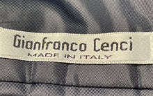 Load image into Gallery viewer, Gianfranco Cenci Mens Blue Long Sleeve Notch Lapel Two-Button Blazer Sz Unknown
