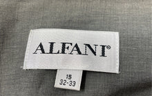 Load image into Gallery viewer, Alfani Mens Gray Cotton Long Sleeve Pocket Regular Fit Dress Shirt Size 15 32-33
