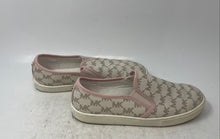Load image into Gallery viewer, Michael Kors Womens Beige Signature Print Slip-On Loafers Shoes Size 5
