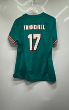 Load image into Gallery viewer, Nike Kids Teal Aqua Color Miami Dolphins Ryan Tannehill #17 NFL Jersey Size L
