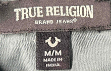 Load image into Gallery viewer, True Religion Mens Green Black Cotton Collared Golf Polo Shirt Size Medium

