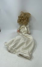 Load image into Gallery viewer, Brinn's Collectible Edition Blonde Hair Blue Eyes Porcelain Doll In Maxi Dress
