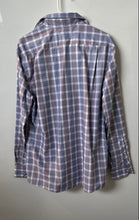 Load image into Gallery viewer, Tommy Hilfiger Mens Blue Plaid Long Sleeve Collared Dress Shirt Size 16 1/2
